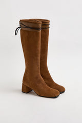 Saura Tan Tall Boots | Miista | Designed & Handmade in Europe
