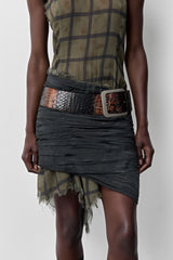 New Erika Snake Brown Belt | Miista | Designed & Handmade in Europe