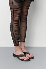 Punet Black Thonge Flat Sandals | Miista | Designed & Handmade in Europe