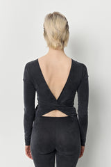 Magdalina Black Top | Miista | Designed & Handmade in Europe