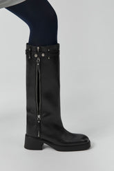 Izolda Boots - Black Leather | Miista | Designed & Handmade in Europe