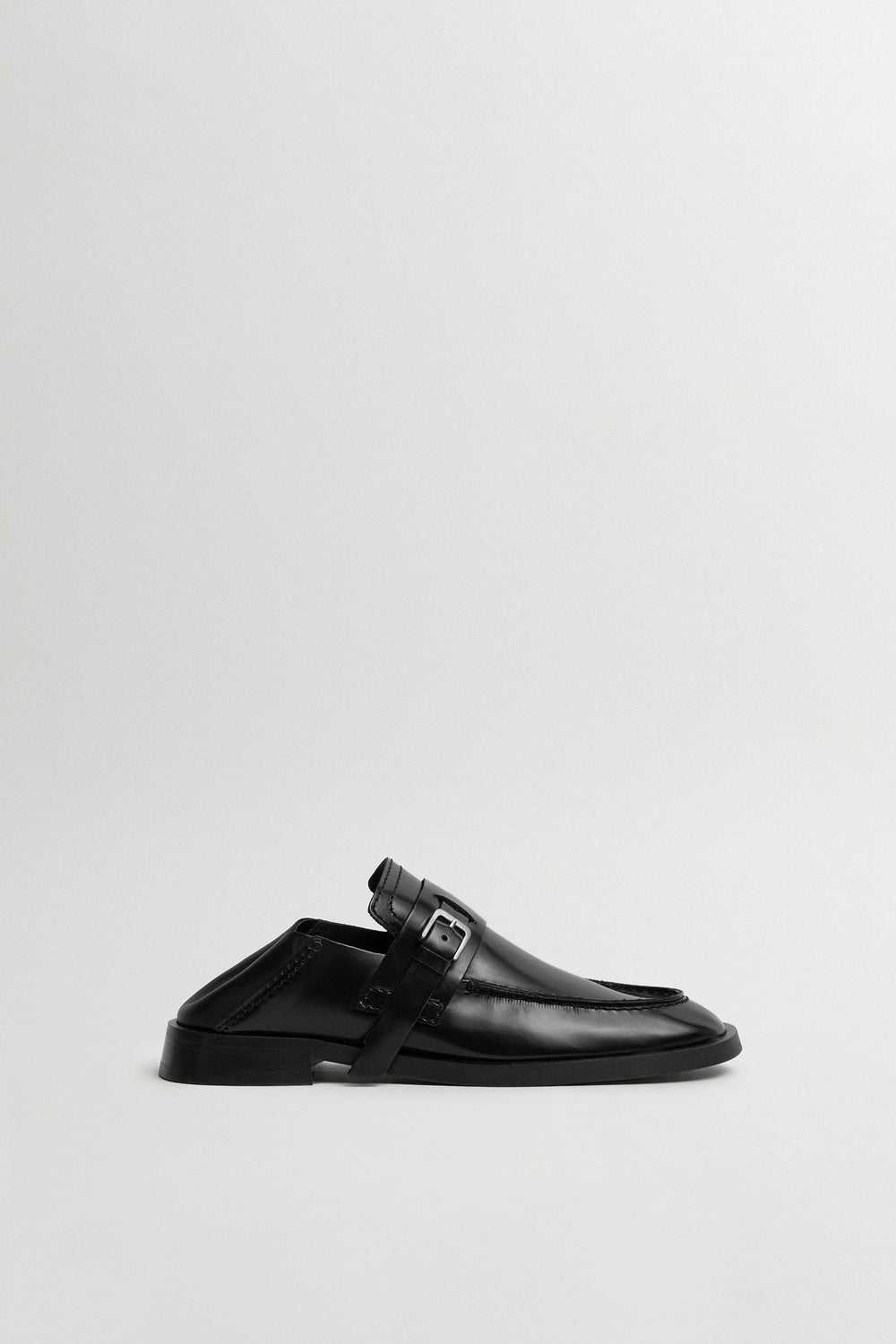 Els Mules - Black Leather | Miista | Designed & Handmade in Europe