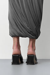 Sonali Black Asymmetric Sandals | Miista | Designed & Handmade in Europe