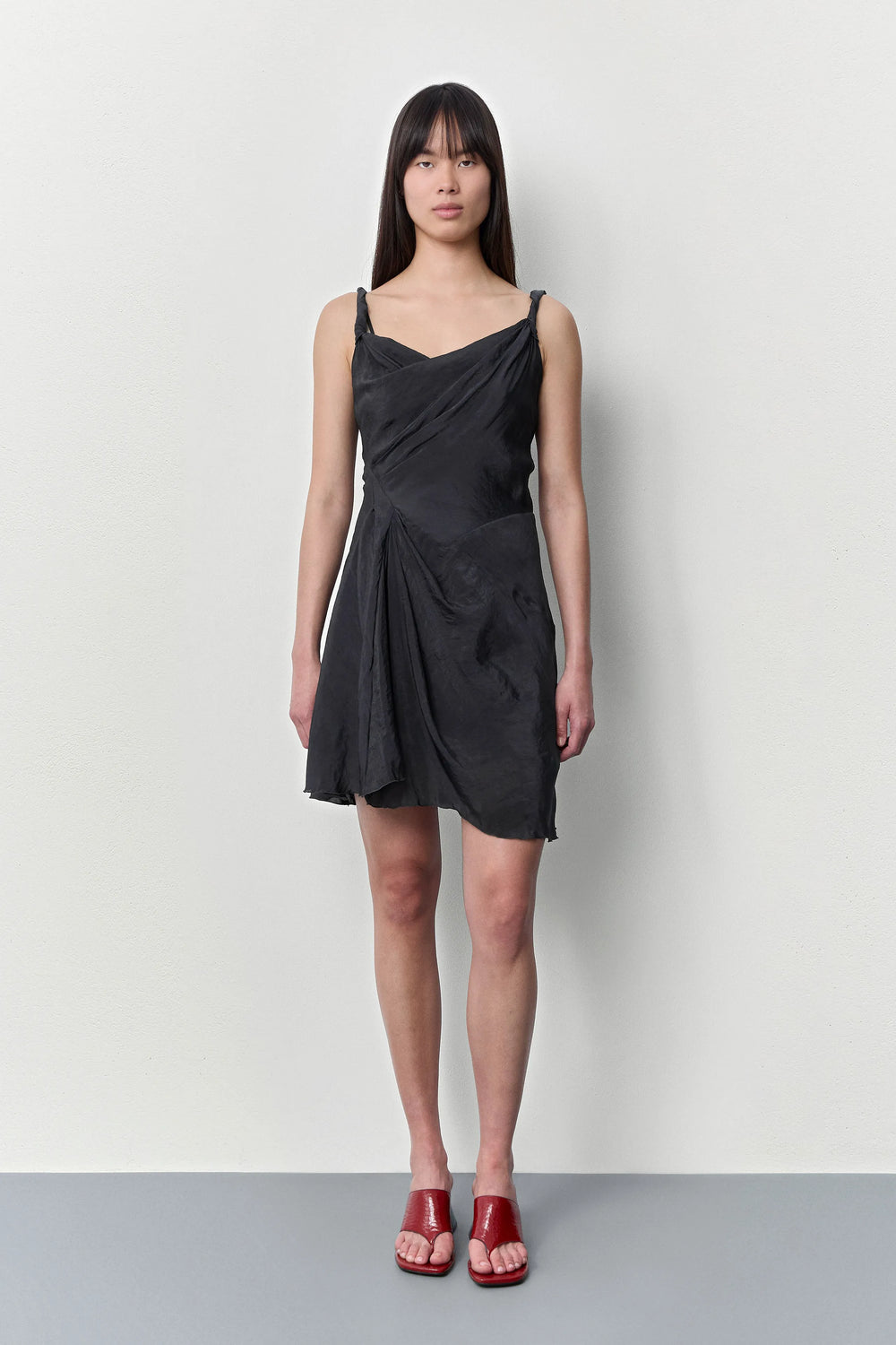 Tetuba Washed Black Dress | Miista | Designed & Handmade in Europe