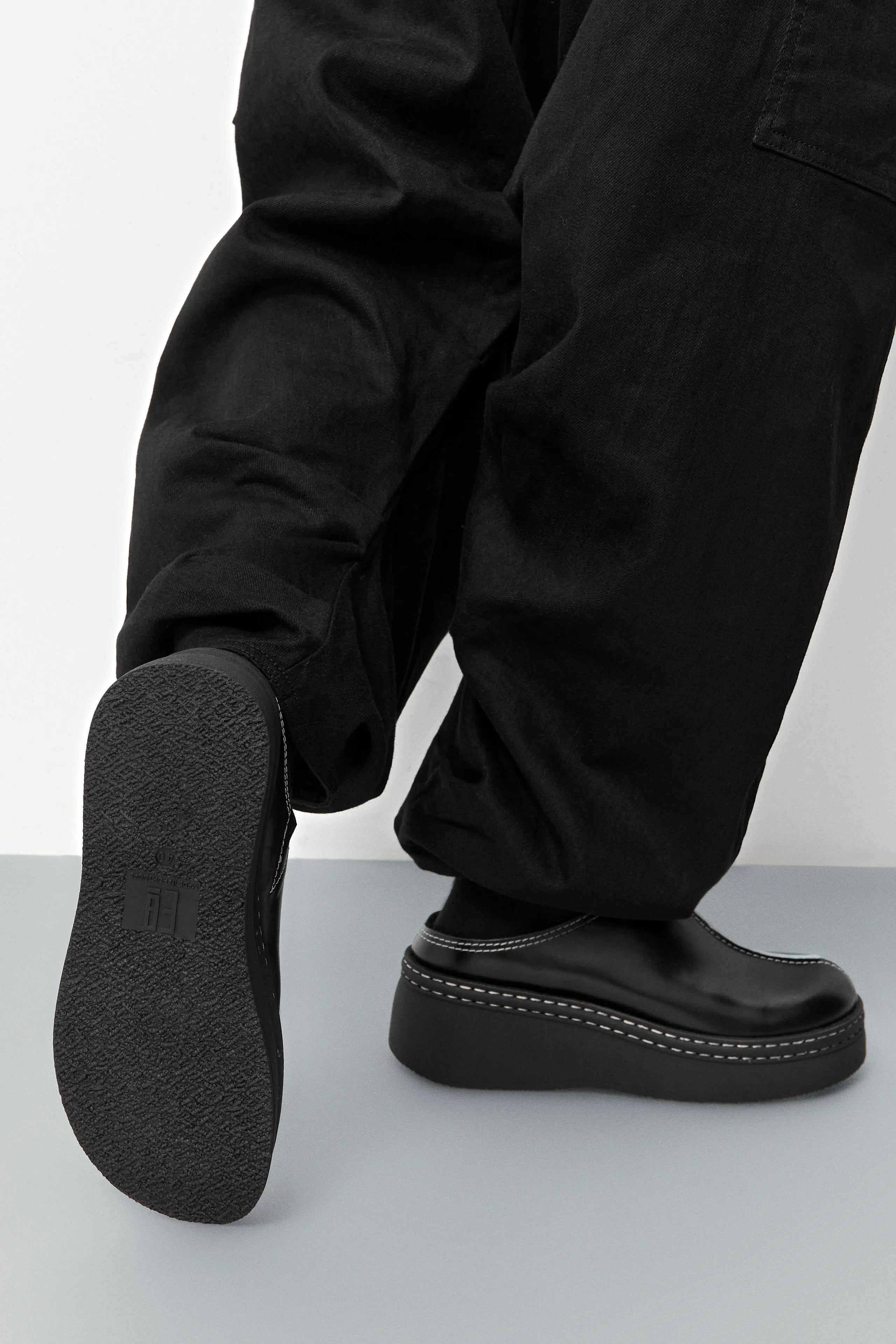 Mego Black Mules | Miista | Designed & Handmade in Europe