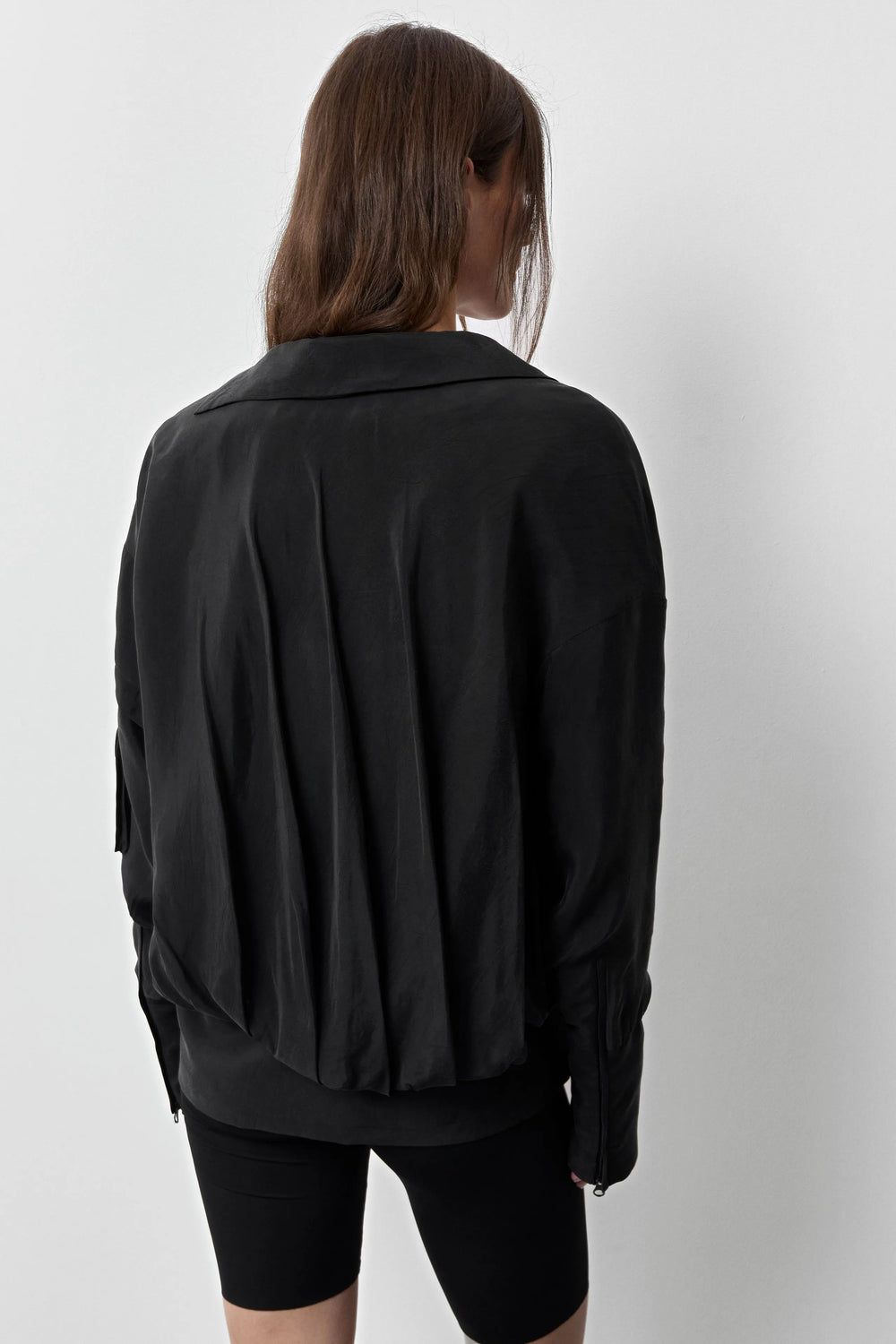 Noxi Black Asymmetric Jacket | Miista | Designed & Handmade in Europe