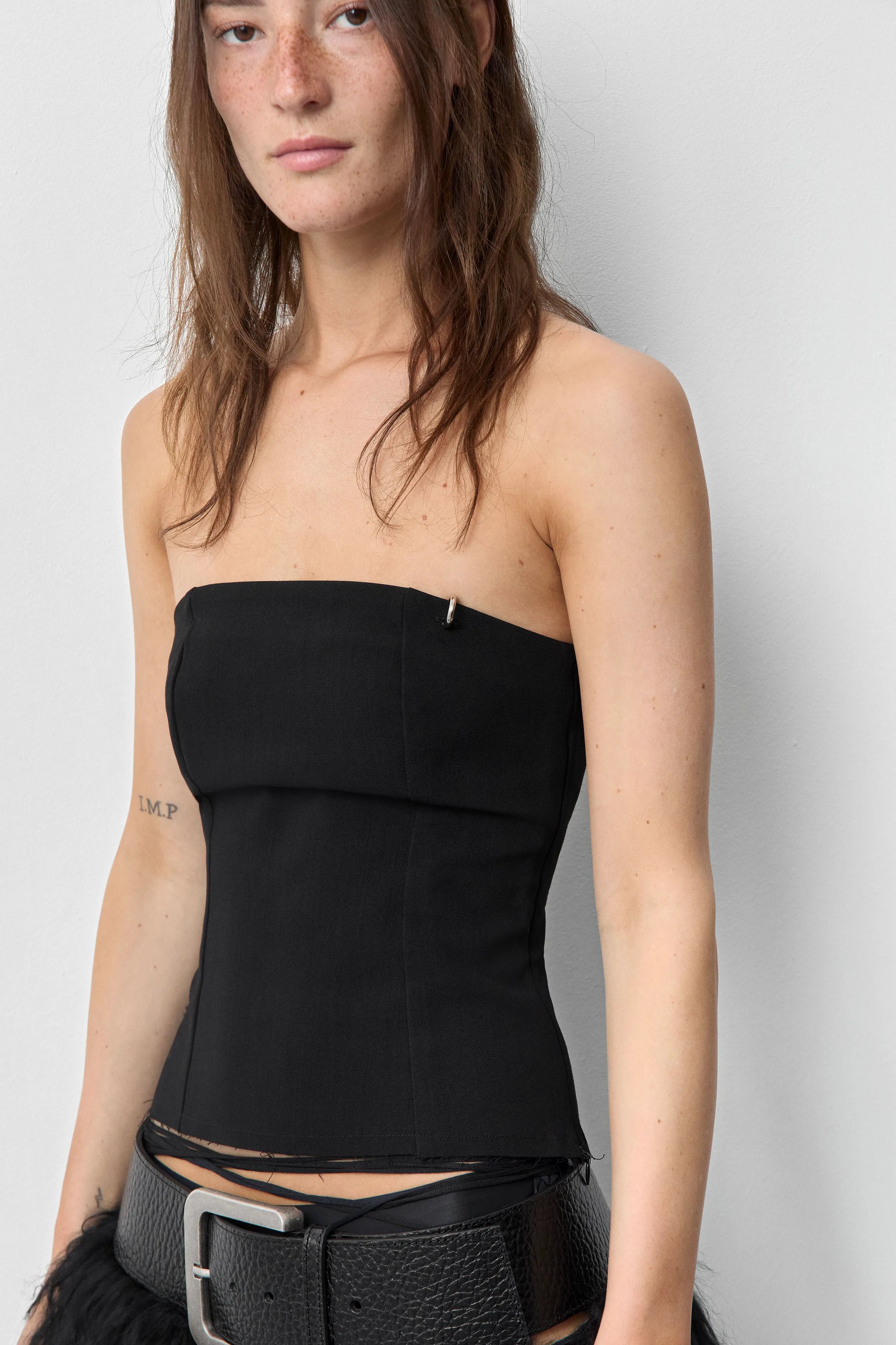 Tilma Black Top | Miista | Designed & Handmade in Europe