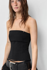 Tilma Black Top | Miista | Designed & Handmade in Europe