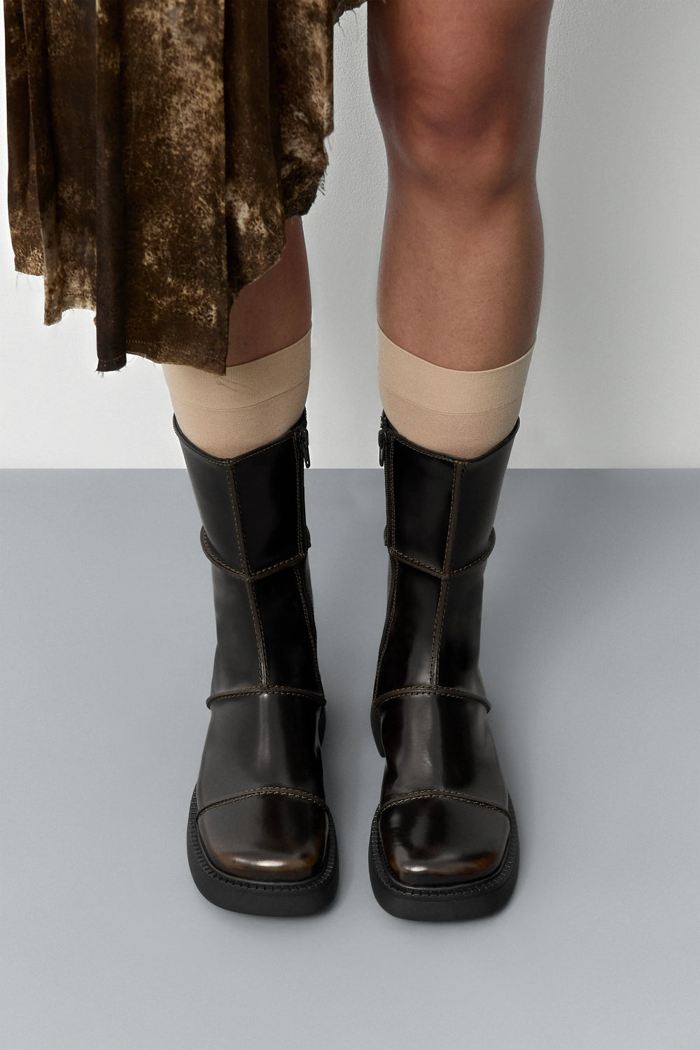 Dahlia Dark Brown Ankle Boots | Miista | Designed & Handmade in Europe