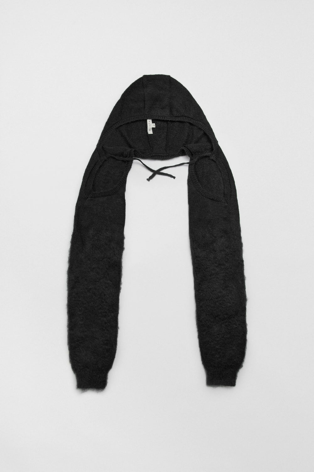 Nivi Hooded Black Sleeves | Miista | Designed & Handmade in Europe