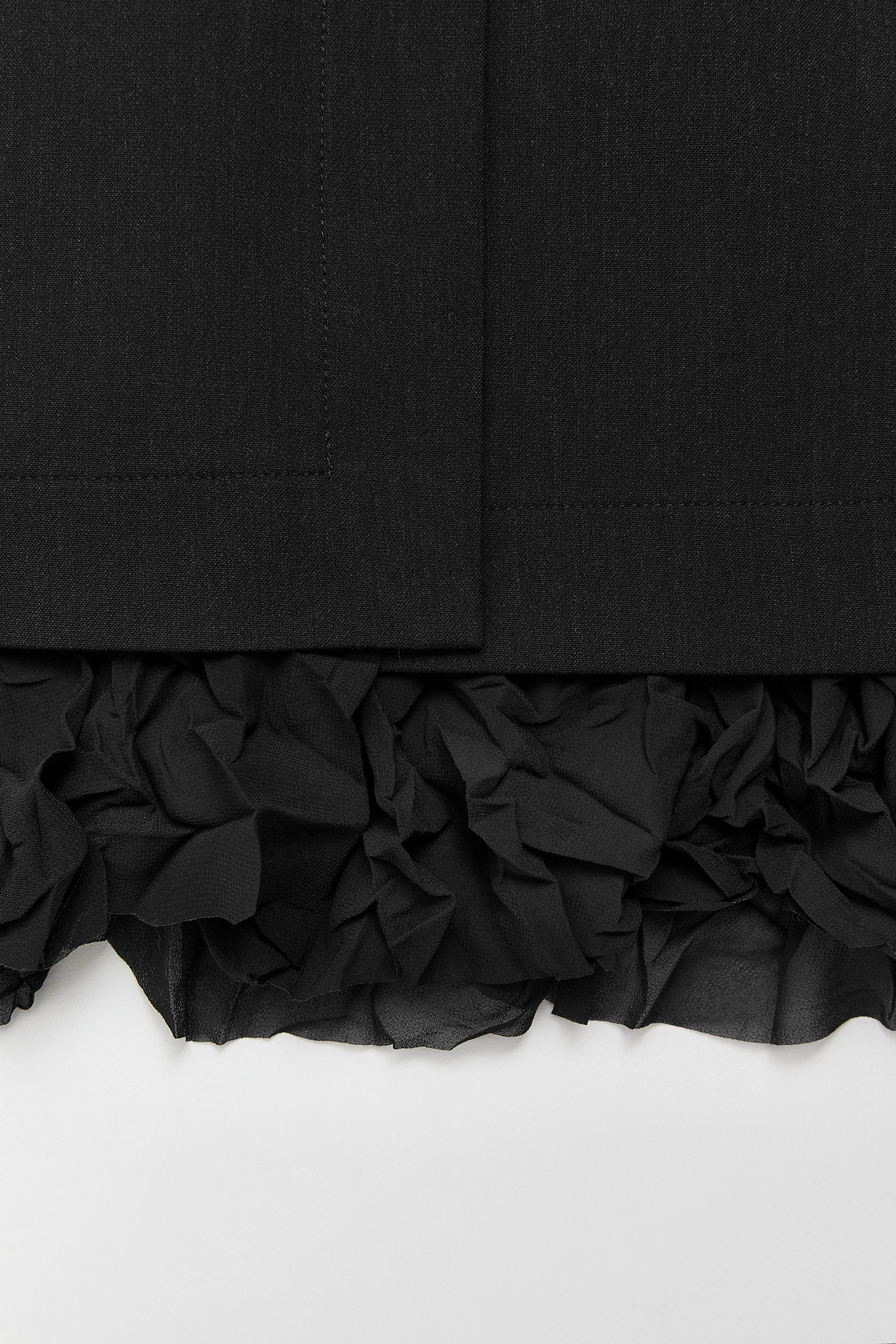 Berenice Black Mini Skirt | Miista | Designed & Handmade in Europe