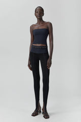 Bridget Jumpsuit - Black Viscose Knit | Miista | Designed & Handmade in Europe