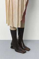 Sulay Brushed Brown Boots | Miista | Designed & Handmade in Europe