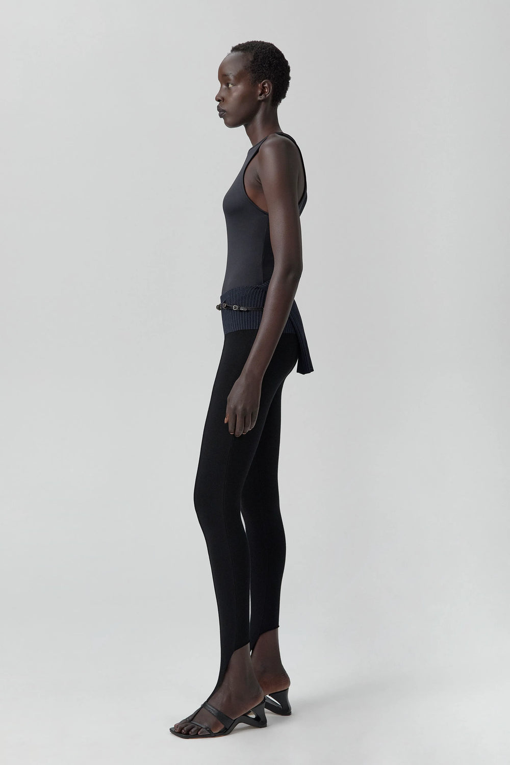 Bridget Jumpsuit - Black Viscose Knit | Miista | Designed & Handmade in Europe
