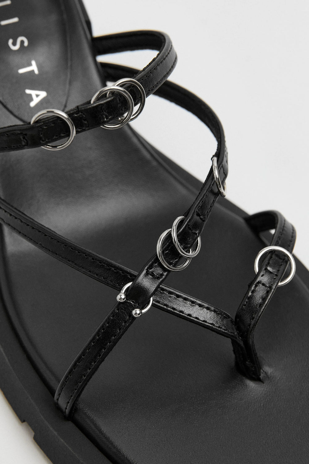 Jaslene Black Sandals | Miista | Designed & Handmade in Europe