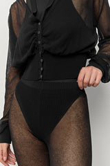 Fritza Black Capri Trousers | Miista | Designed & Handmade in Europe