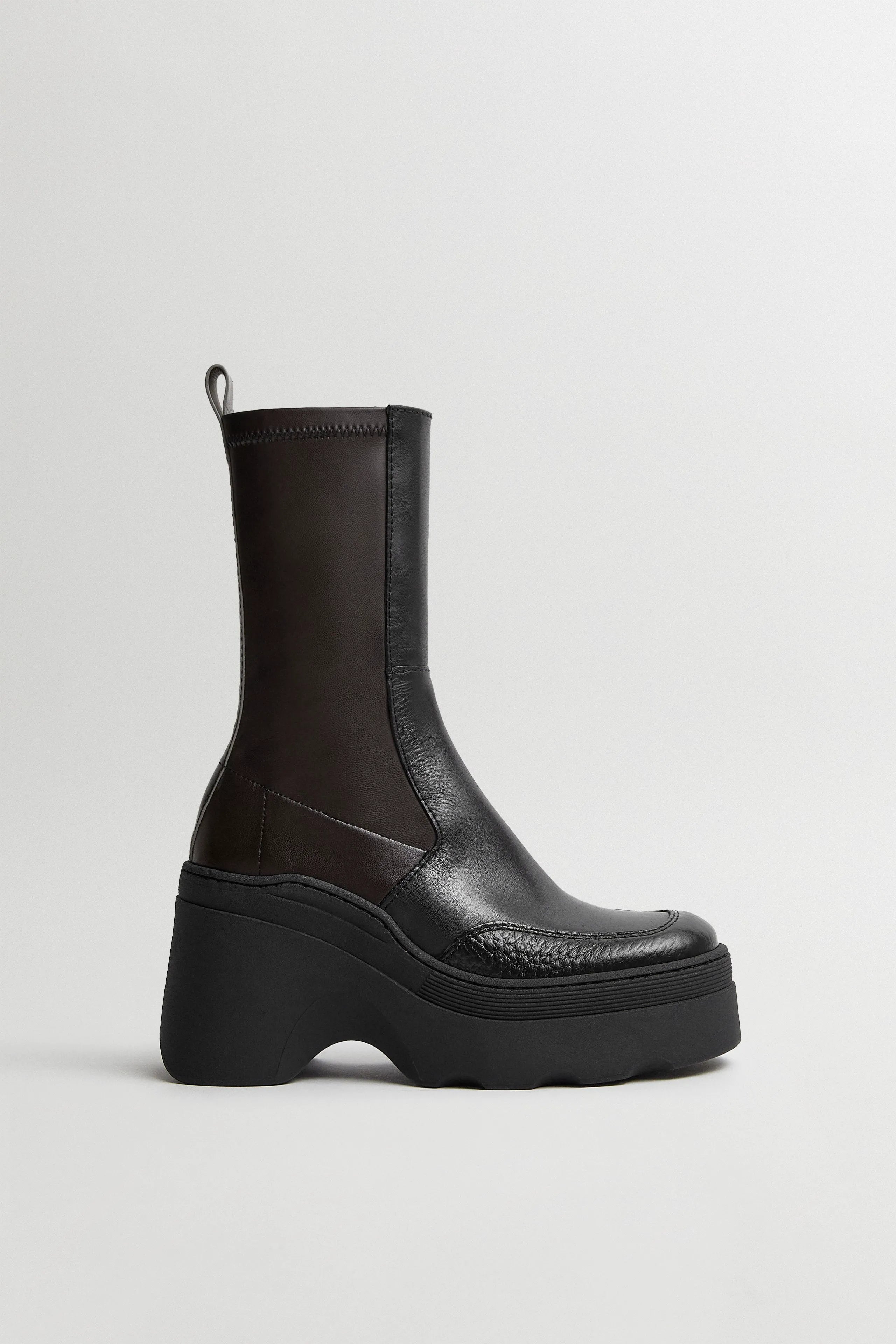 Deandra Brushed Brown Boots | Miista | Designed & Handmade in Europe