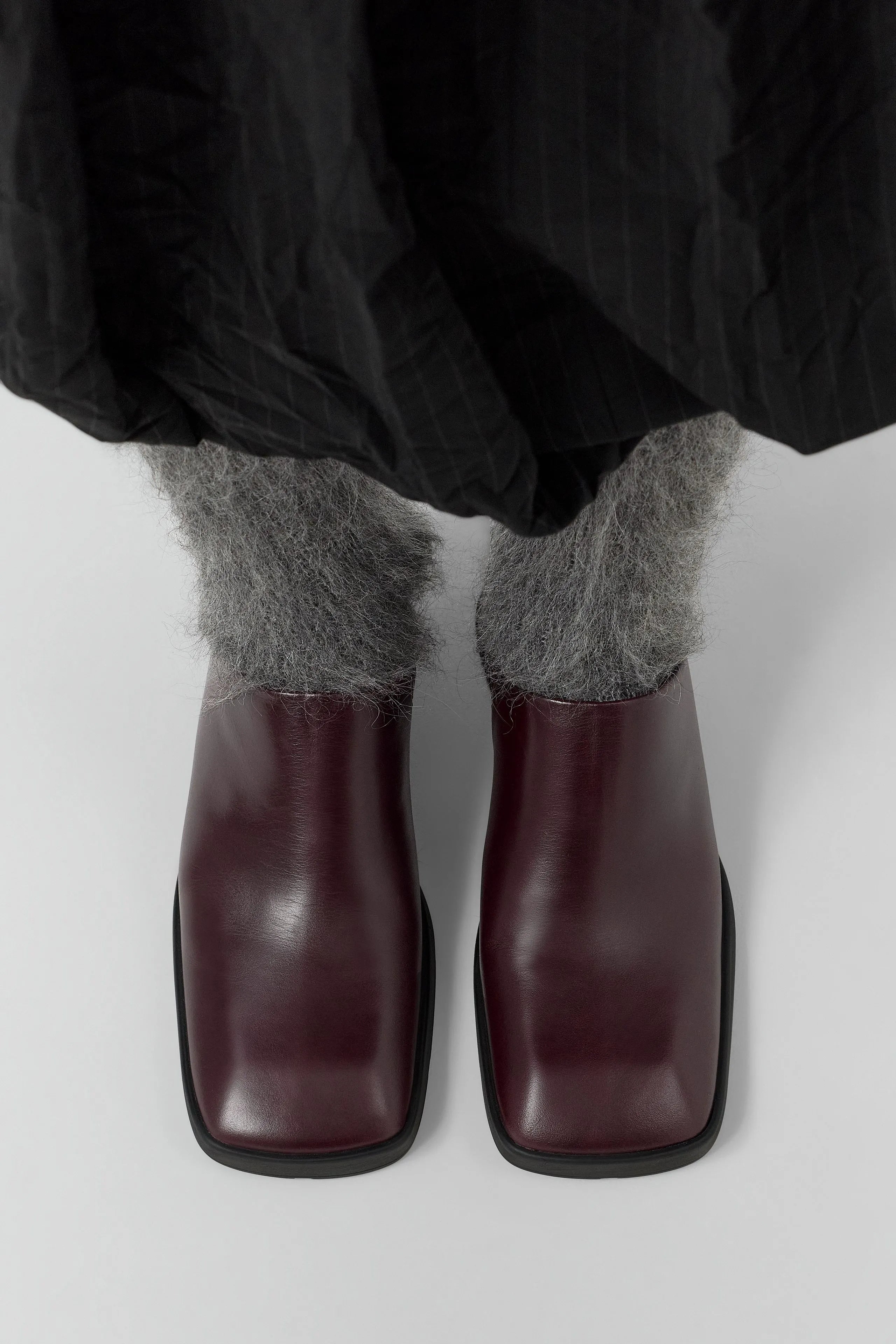 Amoy Burgundy Mules | Miista | Designed & Handmade in Europe