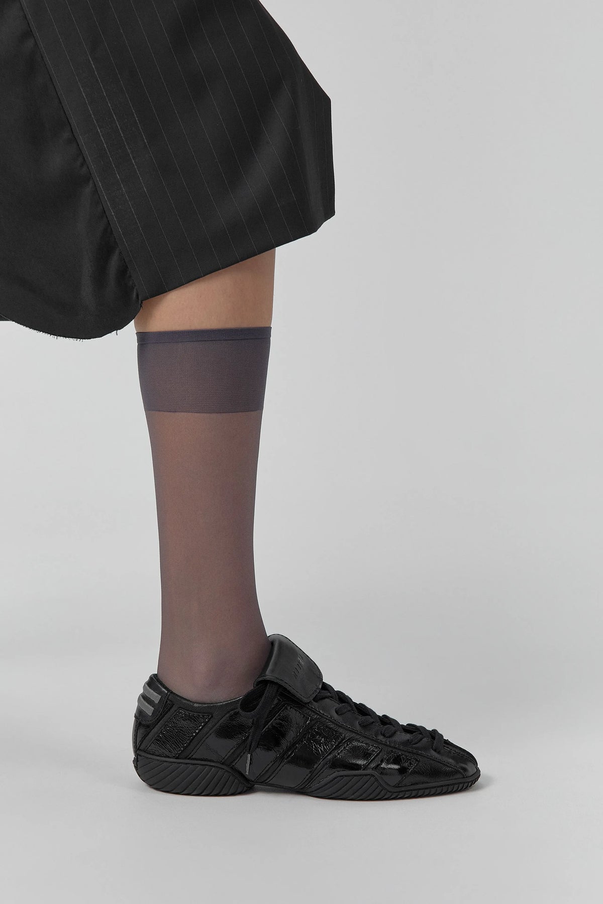 Nikoletta Black Lace Sneakers | Miista | Designed & Handmade in Europe
