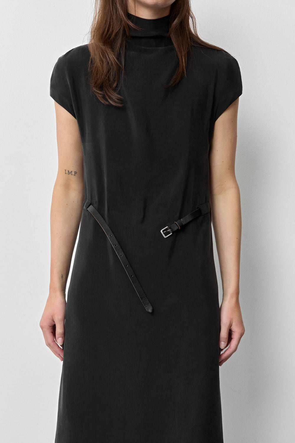Zinna Black Backless Dress | Miista | Designed & Handmade in Europe