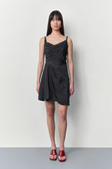 Tetuba Washed Black Dress  | Miista | Designed & Handmade in Europe